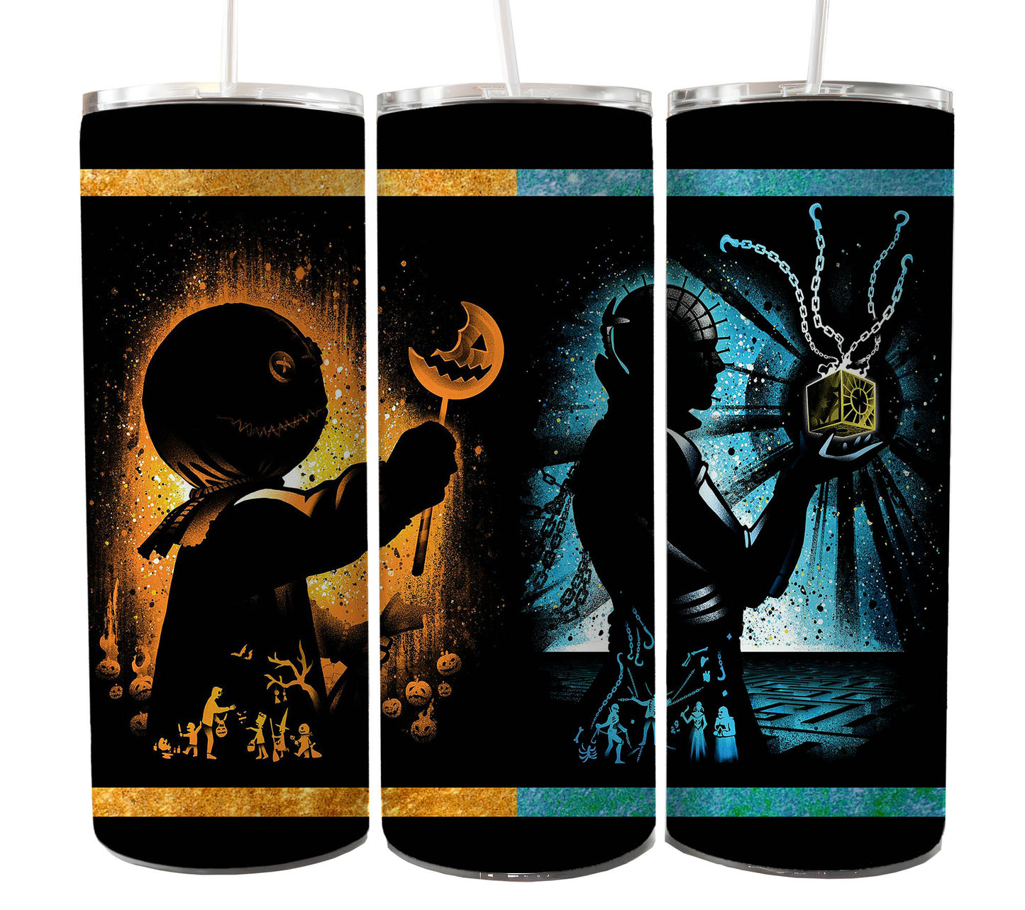 60+ Bundle 20oz Tumbler Wrap Halloween CT06