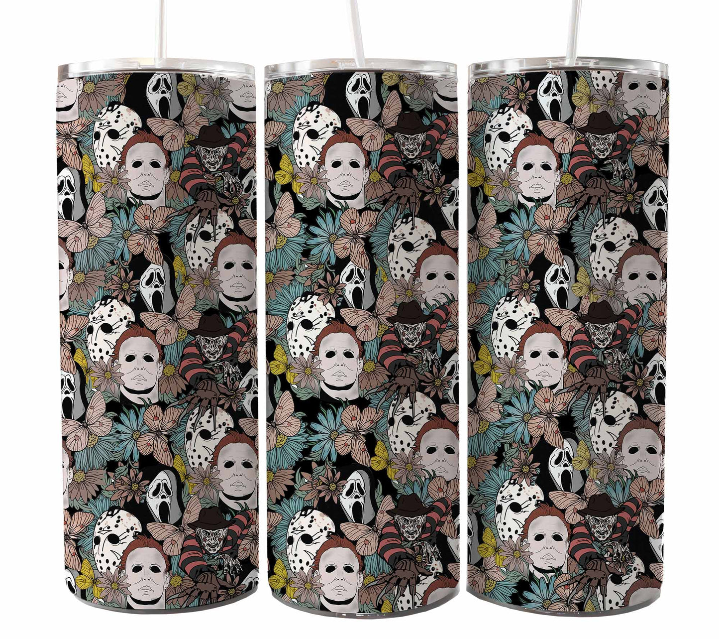 60+ Bundle 20oz Tumbler Wrap Halloween CT06