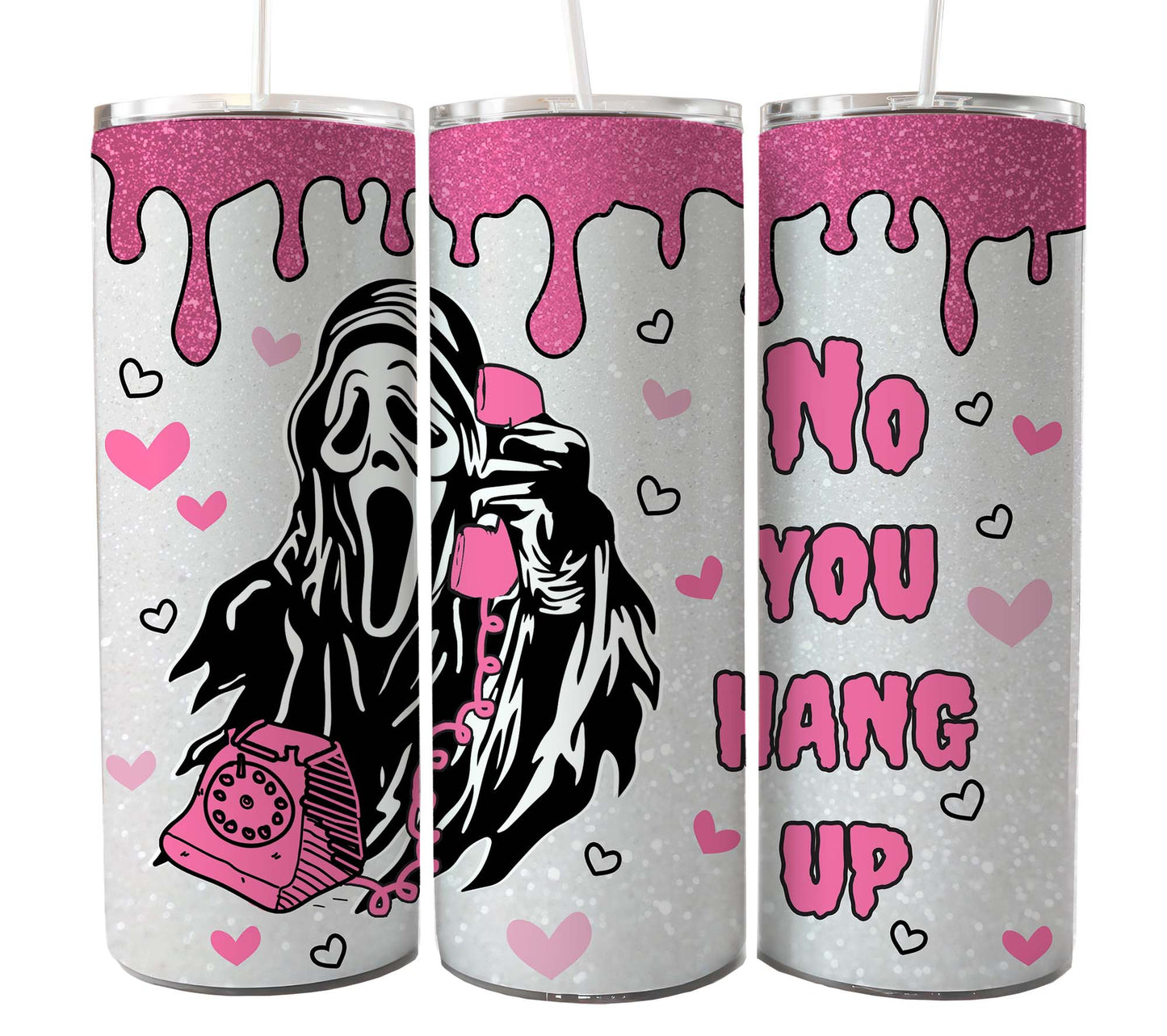 Bundle Horror Charaktere 20oz Skinny Tumbler Sublimation Designs Zeitung Horror Bundle Png Tumbler Straight Digital Download 2