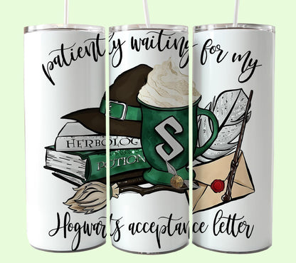 Magischer 20oz Tumbler Wrap PNG, HP Skinny Tumbler Sublimation, Zauberer Tumbler Png, Potterhead Tumbler Png, Hogwarts Wrap, Harry Magic Png