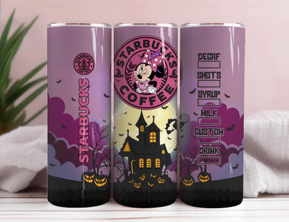 Halloween DN 20oz Skinny Tumbler Sublimation Design