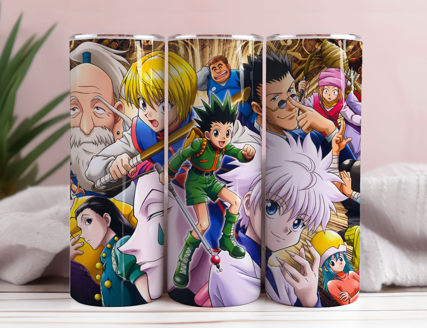 Hunter x Hunter Tumbler PNG, Anime Tumbler 20oz Skinny Sublimation, Hunter x Hunter Straigh Tapered PNG Digitales Design, Datei Digital Download 3