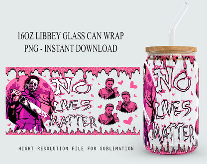 Horror Glass Wrap png, wir schweben alle hier unten PNG, 16oz Libbey Full Wrap PNG, Gruselfilm PNG, Libbey Vorlage