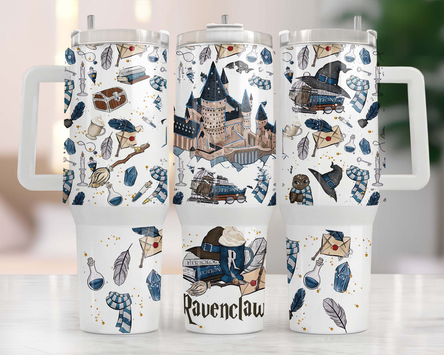 Magic 40 oz Tumbler Wrap PNG, HP Quencher Tumbler Sublimation, Wizard Houses Tumbler Png, Potterhead Tumbler Png, Hogwarts Wrap, Harry Magic 3 - VartDigitals