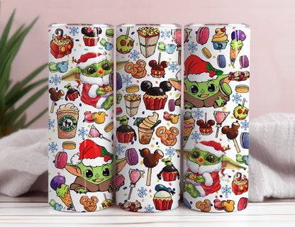 Characters Christmas Tumbler Wrap 20oz