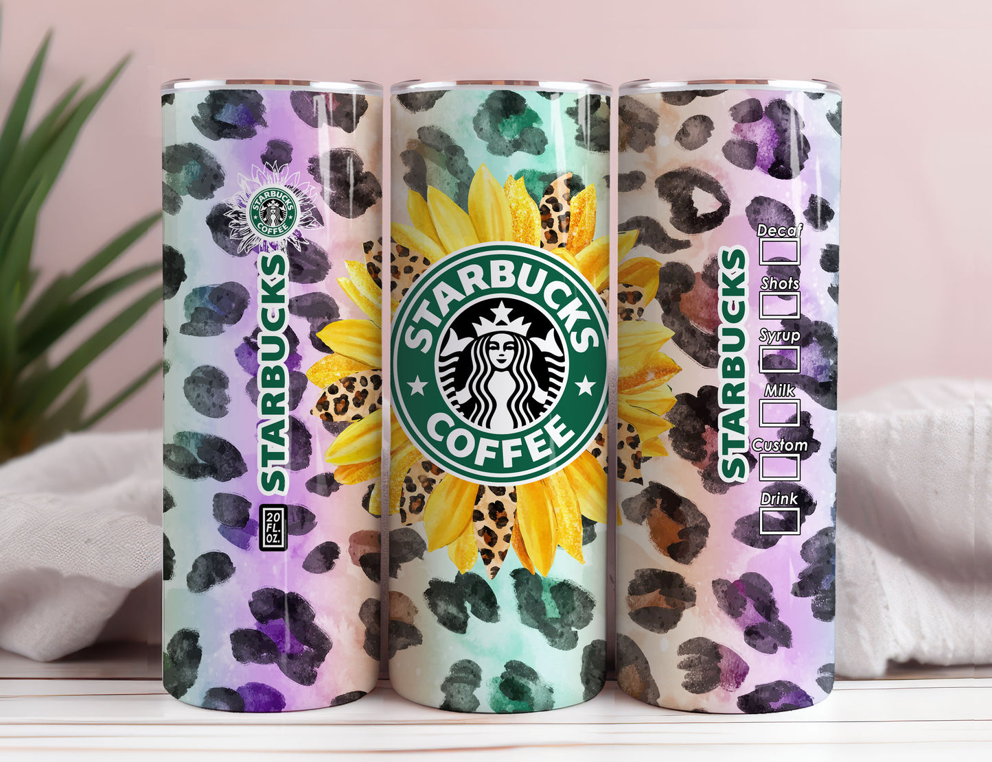 Starbucks 20 oz Tumbler Wrap STRAIGHT TAPERED PNG, Starbucks Hibiscus Tumbler Sublimation Digitaler Download Tumbler Bundle, Sofortiger Download