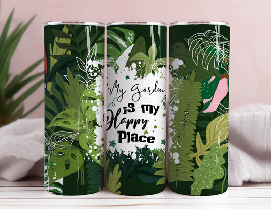 Zimmerpflanzen 20 oz Skinny Tumbler Pflanzen Mama Messy Bun Sublimation Design, Crazy Plant Lady Tumbler PNG 3