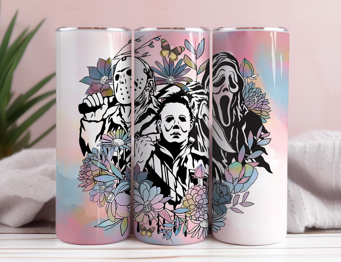 20oz Skinny Straight Designs, Hor Tumbler Designs