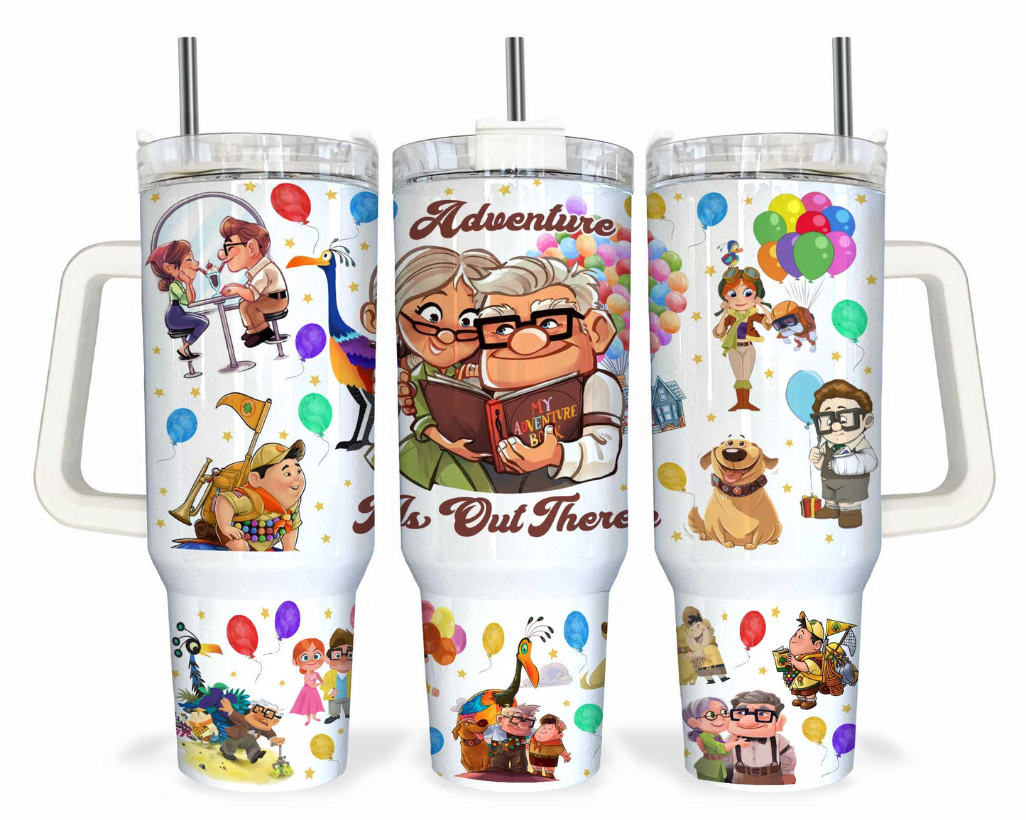 Bundle Cartoon-Figuren 40 oz Tumbler Wrap, Halloween Quencher Tumbler Sublimation, Cartoon Tumbler Png, Princess Wrap, Nightmare Scary