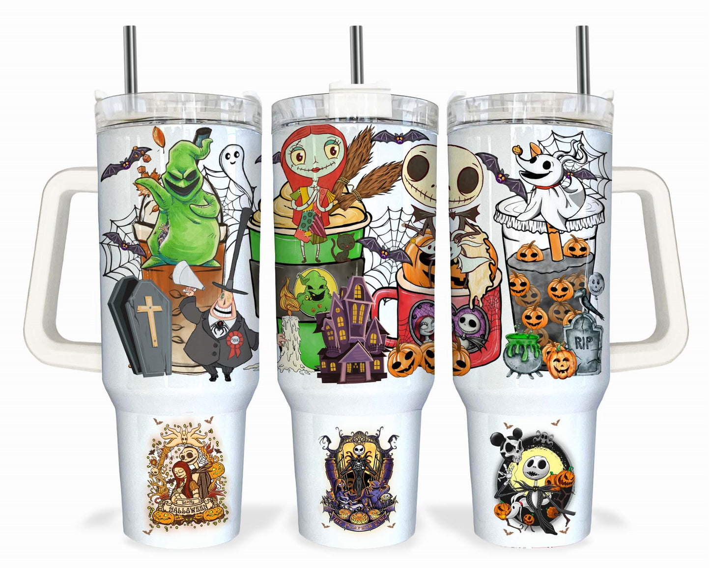 Jack Skellington Png, 40oz Tumbler Wrap, Halloween Tumbler Wrap, 40oz Henkelbecher, 40oz Halloween Tumbler, Nightmare Before Christmas Wrap