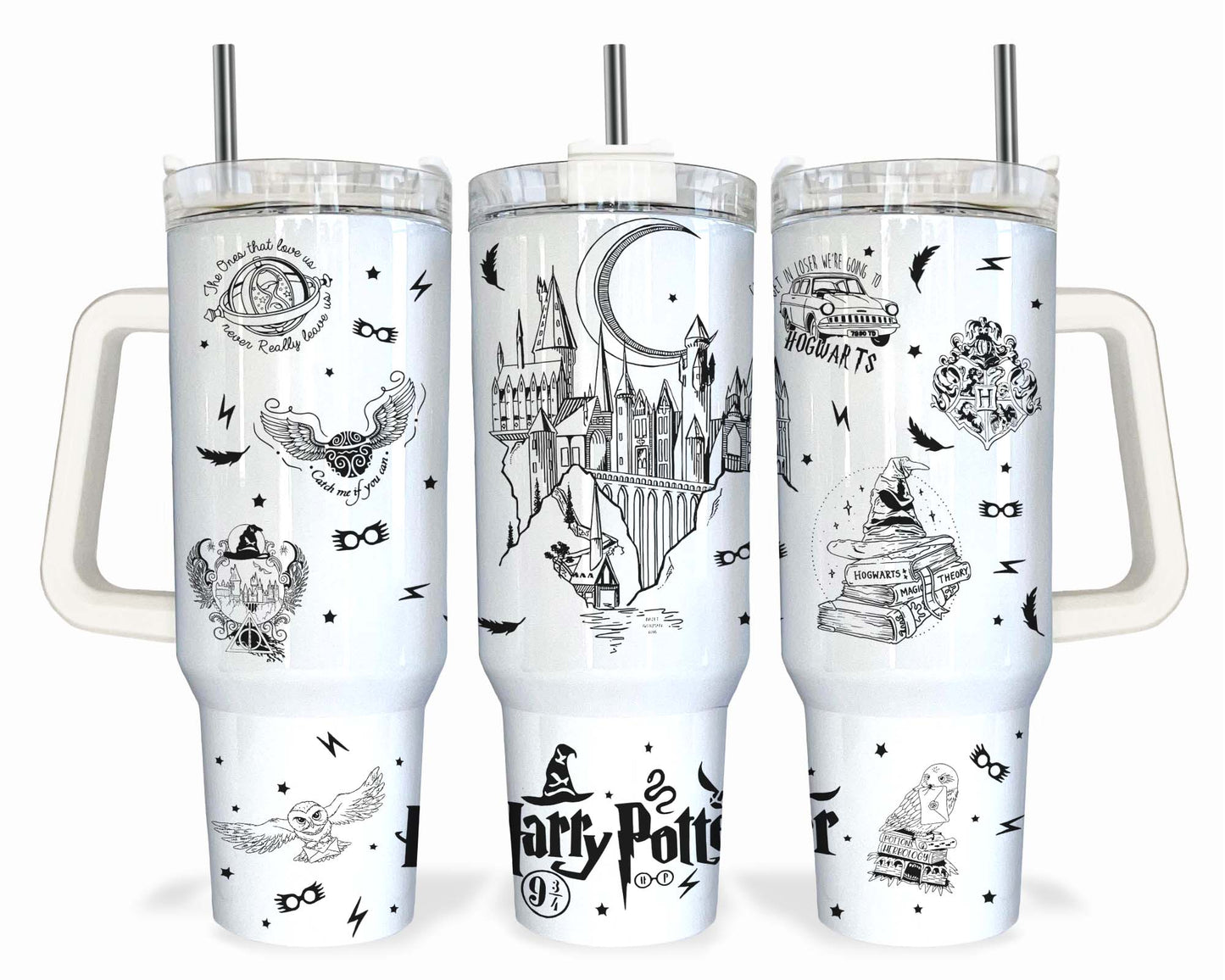 Bundle Cartoon-Figuren 40 oz Tumbler Wrap, Halloween Quencher Tumbler Sublimation, Cartoon Tumbler Png, Princess Wrap, Nightmare Scary