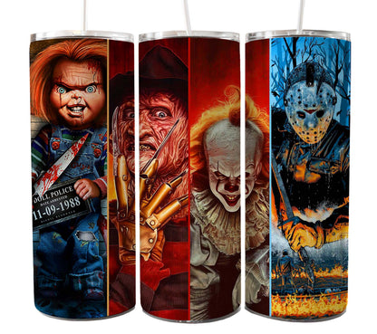 60+ Bundle 20oz Tumbler Wrap Halloween CT06