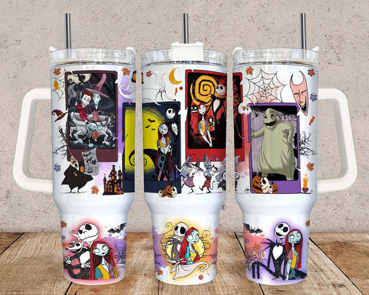 Horrorfilme 40oz Tumbler Wrap, Horror Charaktere 40oz Quencher Wrap