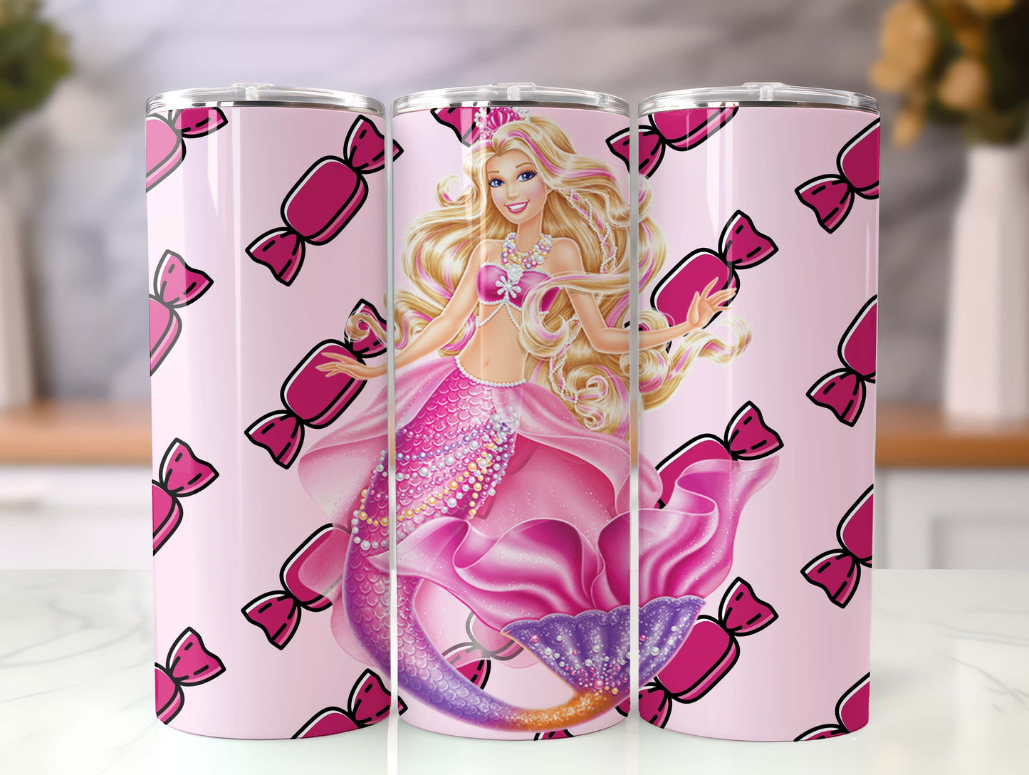 Barbie Tumbler Wrap, 20oz Straight Skinny Wrap, Sublimation Design, Cartoon Tumbler Design, Digital Download - PNG 41 - VartDigitals