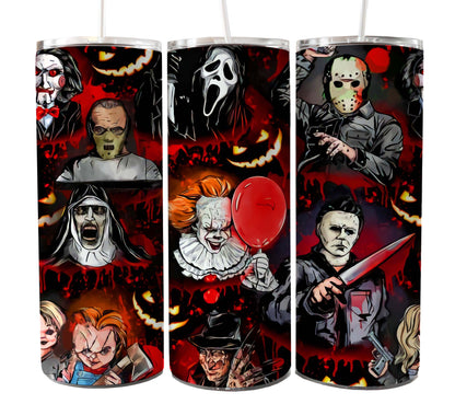 60+ Bundle 20oz Tumbler Wrap Halloween CT06