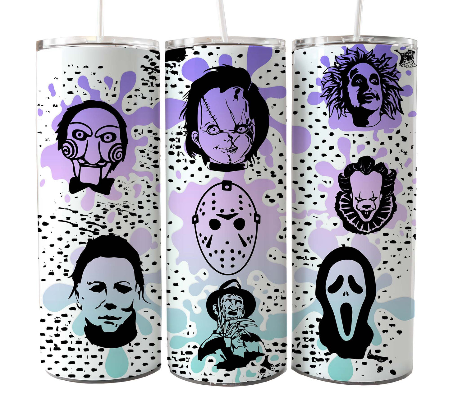 60+ Bundle 20oz Tumbler Wrap Halloween CT06