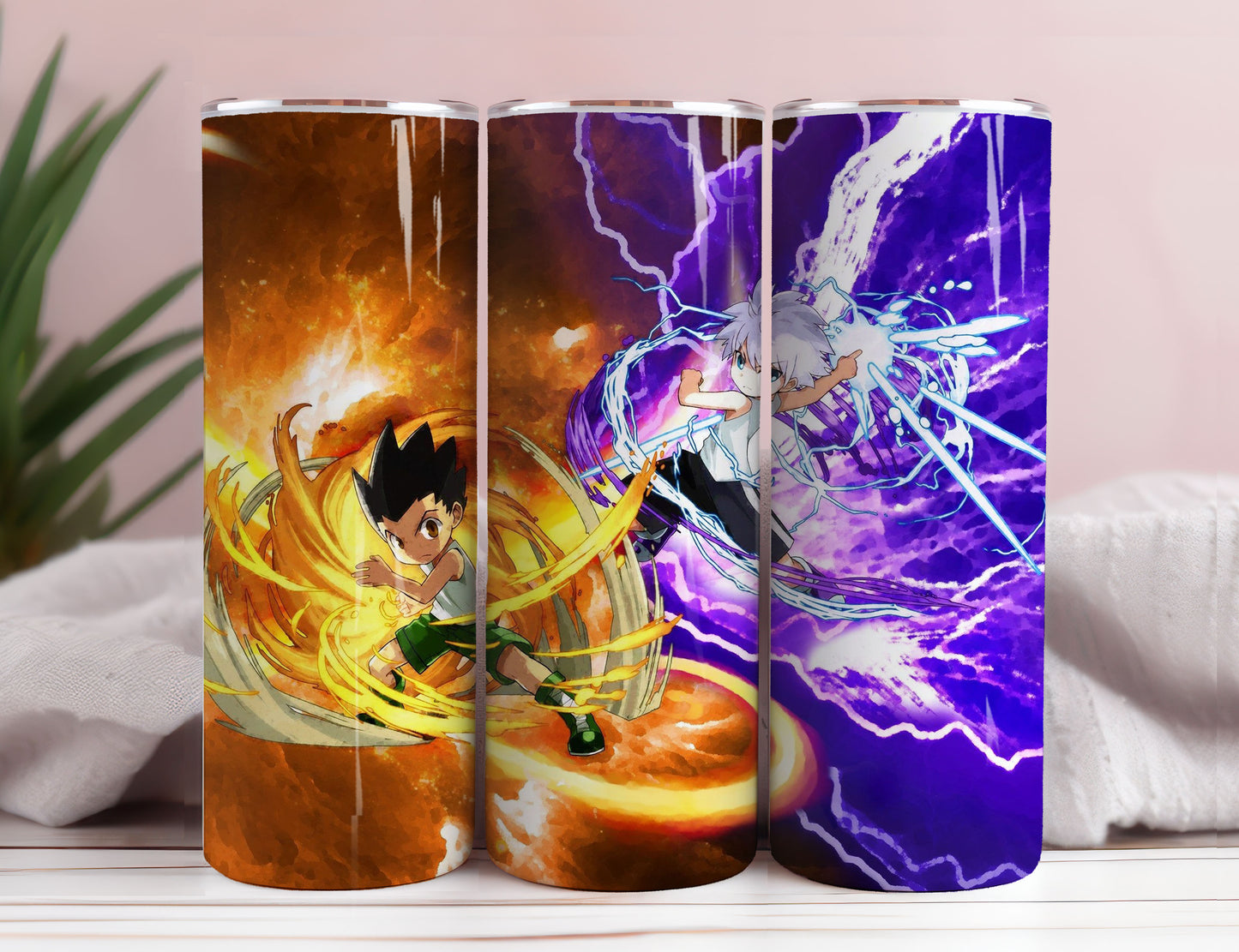 Hunter x Hunter Tumbler PNG, Anime Tumbler 20oz Skinny Sublimation, Hunter x Hunter Straigh Tapered PNG Digitales Design, Datei Digital Download 4