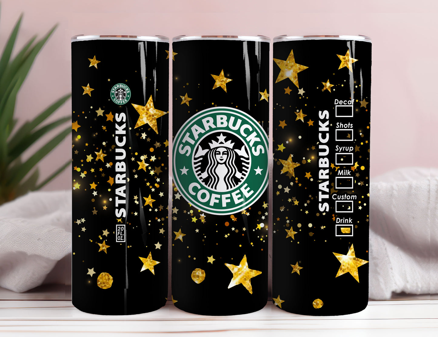 Starbucks 20 oz Tumbler Wrap STRAIGHT TAPERED PNG, Starbucks Hibiscus Tumbler Sublimation Digitaler Download Tumbler Bundle, Sofortiger Download