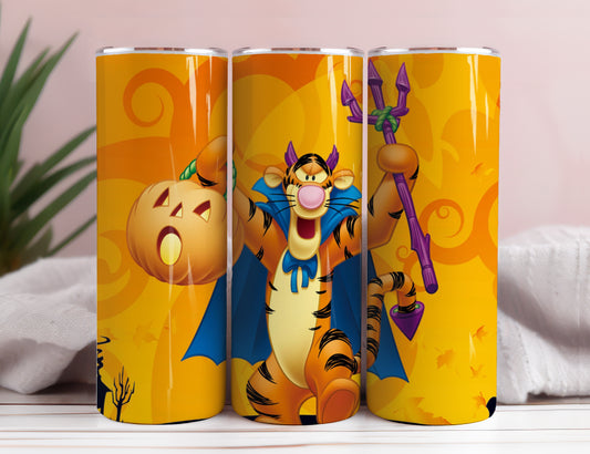 Winnie Puuh 20oz Skinny Tumbler Sublimation Designs, Cartoon Puuh Tumbler Png, Winnie Puuh Wrap, Sofortiger Download #STD 4