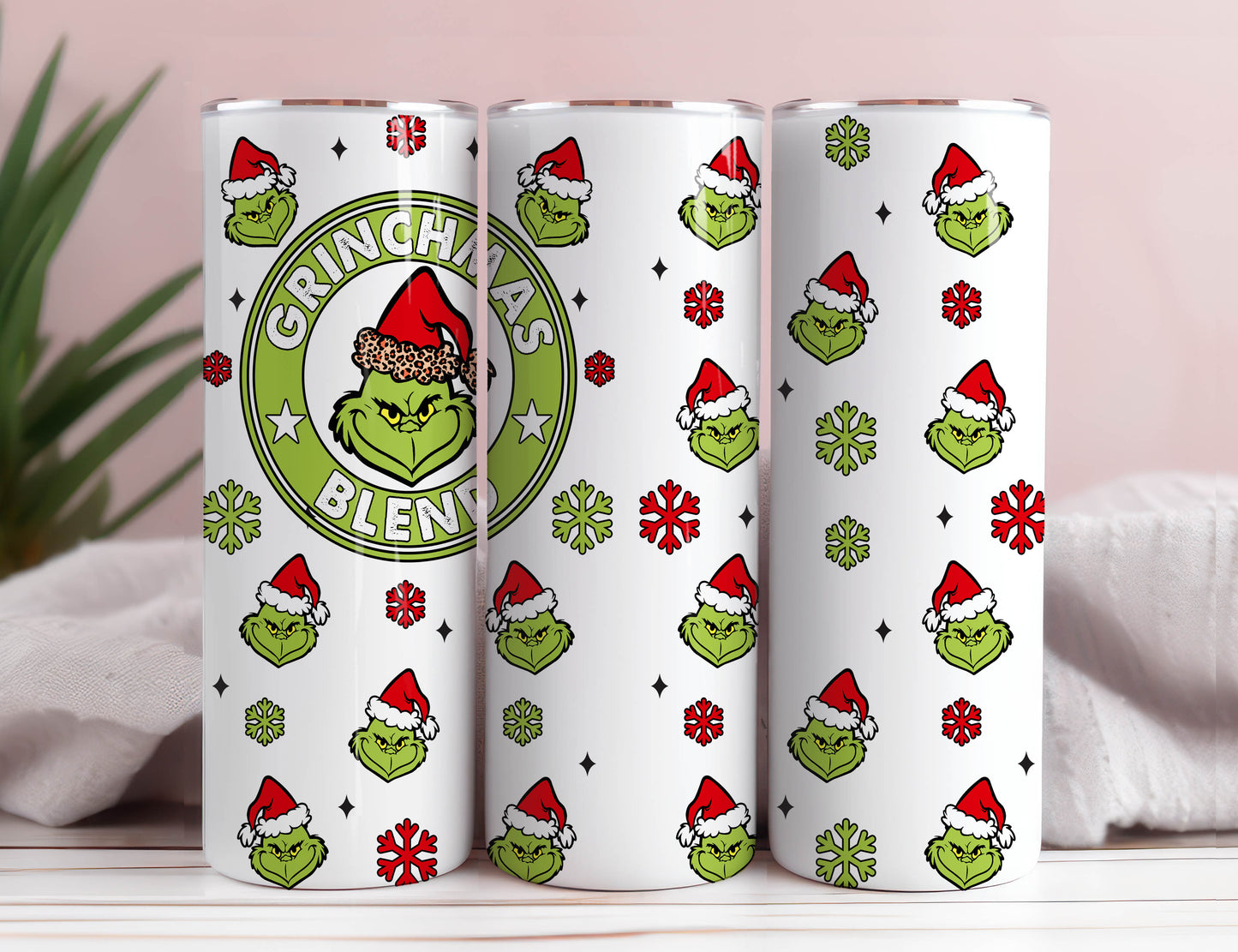 Christmas Green Mean Guy Tumbler Wrap Png Bundle, Weihnachtsfilm 20oz Tumbler, Stanley Tumber, Sofortiger Download, PNG nur Wrap