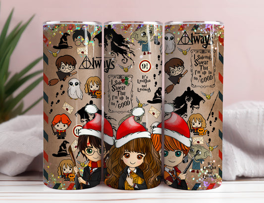 Magic 20oz Tumbler Wrap PNG, HP Skinny Tumbler Sublimation, Wizard Tumbler Png, harry potter Tumbler Png, Hogwarts Wrap, Harry Magic Png 4 - VartDigitals