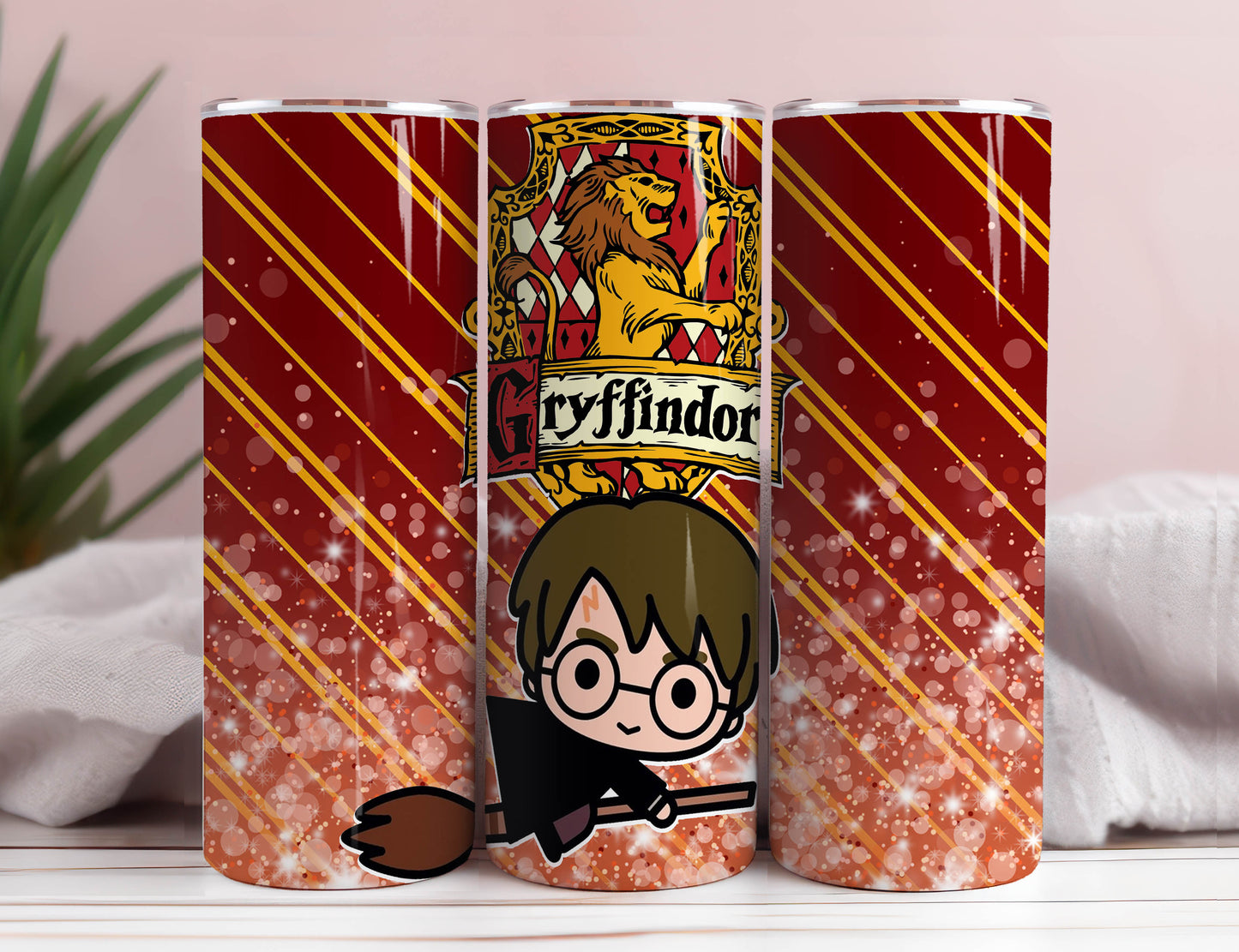 Harry Potter Tumbler Wrap - 20oz Skinny StraightTape, Zauberer Design Magischer Tumbler Wrap PNG Sofort Download 4