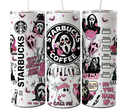 Bundle Horror Charaktere 20oz Skinny Tumbler Sublimation Designs Zeitung Horror Bundle Png Tumbler Straight Digital Download 2