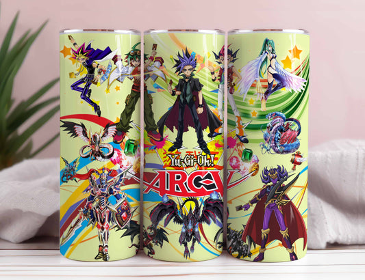 Yu Gi Oh! Duel Monsters Becherpaket, Yu Gi Oh! Duel Monsters digitaler Becher, Film-Skinny-Becher 20oz-Design, Sofortiger Download