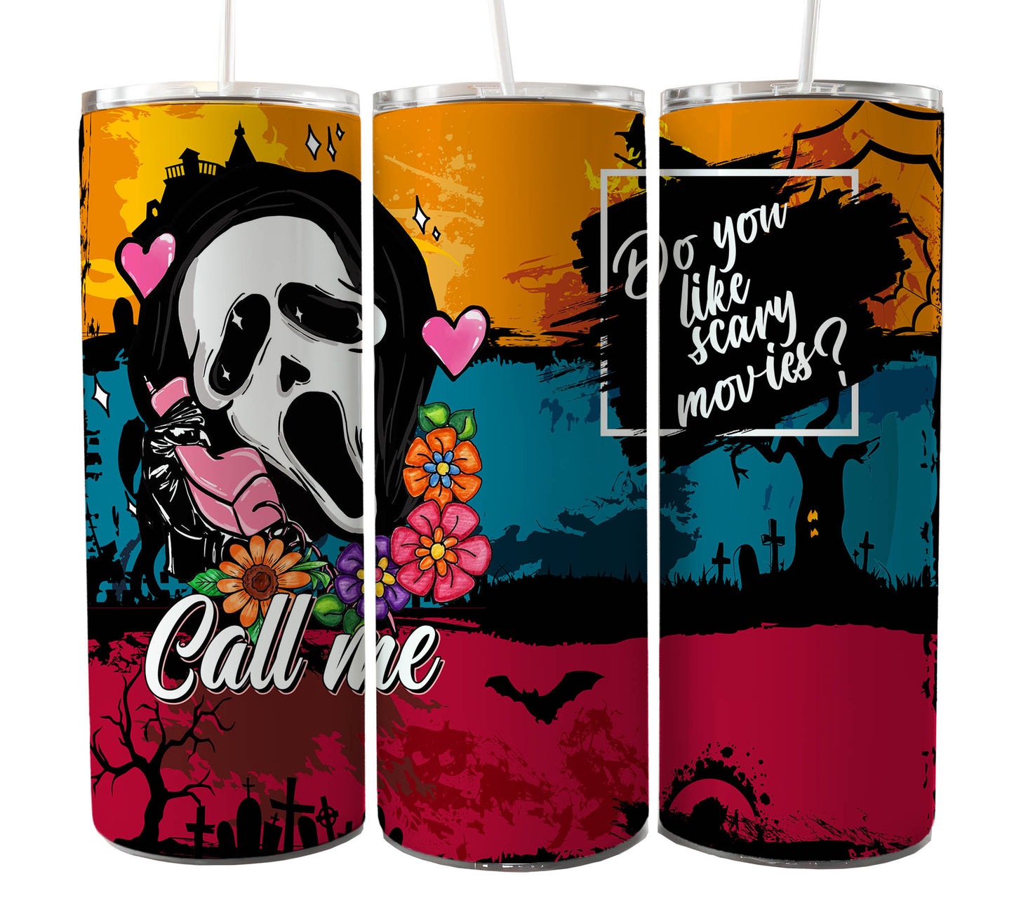 60+ Bundle 20oz Tumbler Wrap Halloween CT06