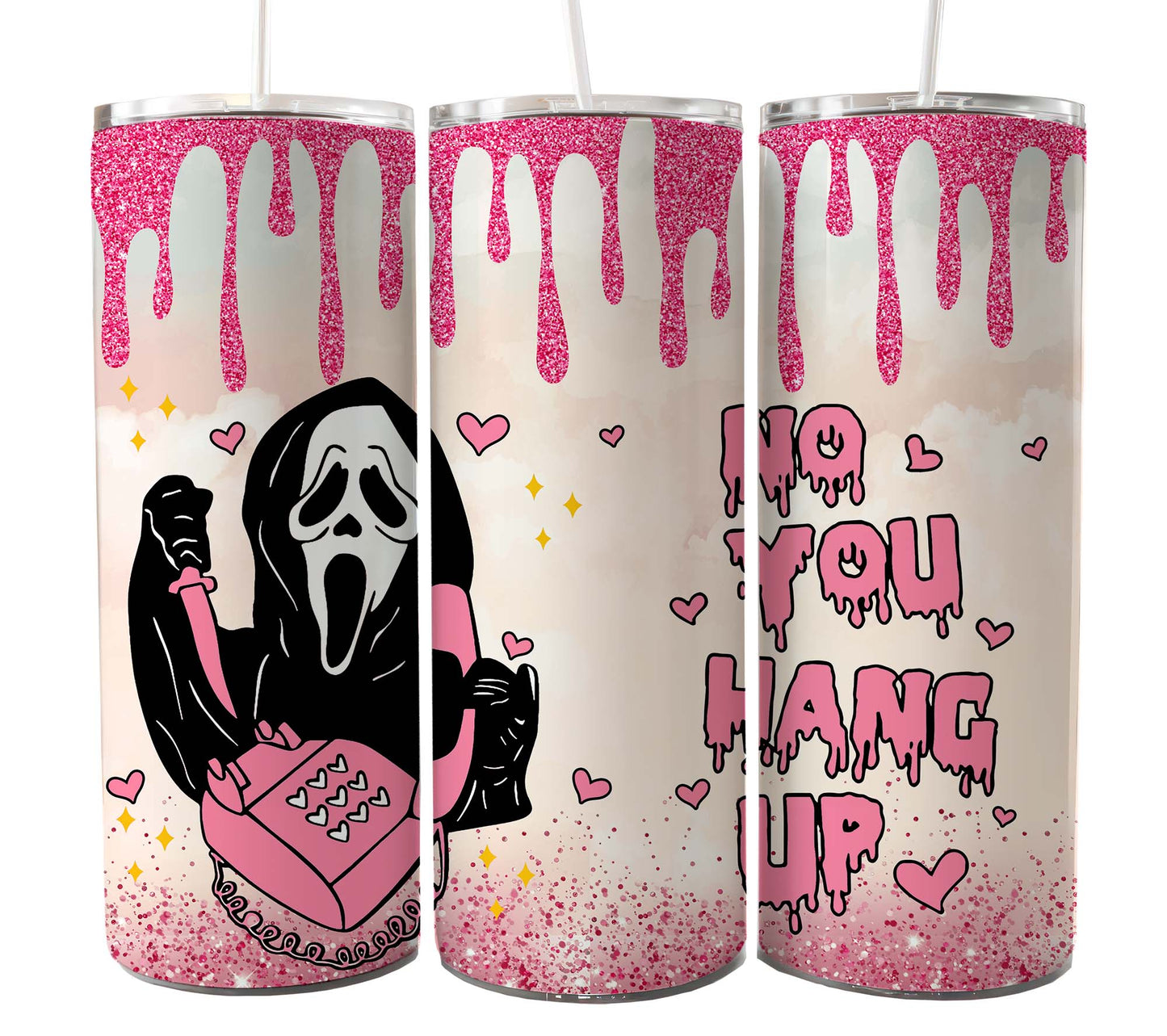 Bundle Horror Charaktere 20oz Skinny Tumbler Sublimation Designs Zeitung Horror Bundle Png Tumbler Straight Digital Download 2