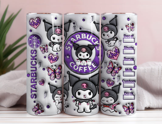 Hello Kitty Coffee Tumbler Bundle, Spring Flower Pink Cat PNG, 20oz Straight Skinny Wrap, Cartoon Tumbler, Tumbler Wrap, Full Tumbler Wrap 5 - VartDigitals