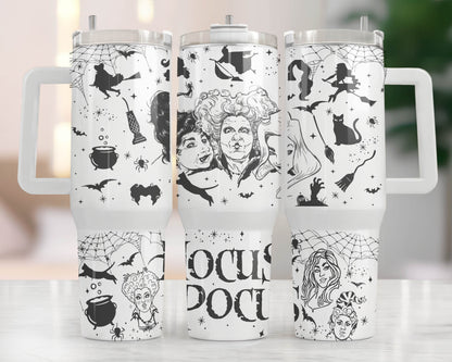 Bundle Cartoon-Figuren 40 oz Tumbler Wrap, Halloween Quencher Tumbler Sublimation, Cartoon Tumbler Png, Princess Wrap, Nightmare Scary