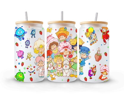 80er Jahre Cartoon Dose Glas, 16oz Dose Glas Wrap Design PNG, Retro Cartoon 80er Jahre Tumbler, 80er Jahre Cartoons png, Retro 80er Jahre Cartoons Tumbler Wrap, Png 1 