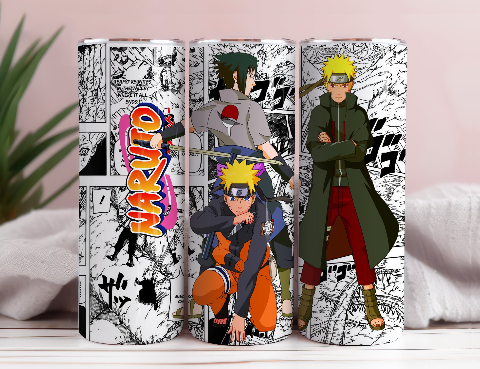 Anime Manga 20oz Skinny Tumbler Sublimation Designs, Cartoon Movies for StraightTapered Tumbler PNG, Cartoon Characters Tumbler Wrap PNG 4 - VartDigitals