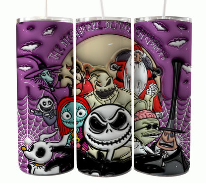 Hocus Pocus Tumbler 20 盎司，万圣节 Tumbler png 设计用于升华，有趣的营养事实万圣节升华数字下载