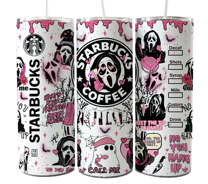 Bundle Horror Charaktere 20oz Skinny Tumbler Sublimation Designs Zeitung Horror Bundle Png Tumbler Straight Digital Download 2