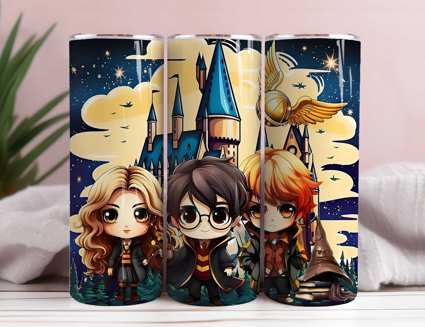 Harry Magic 20oz Tumbler Wrap PNG, HP Skinny Tumbler Sublimation, Harry Potter Tumbler Png, Charakter Harry Film PNG, Harry Potter Magic Png Download