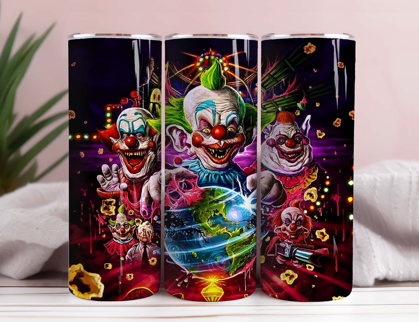 Halloween 20oz Skinny Tumbler PNG KL