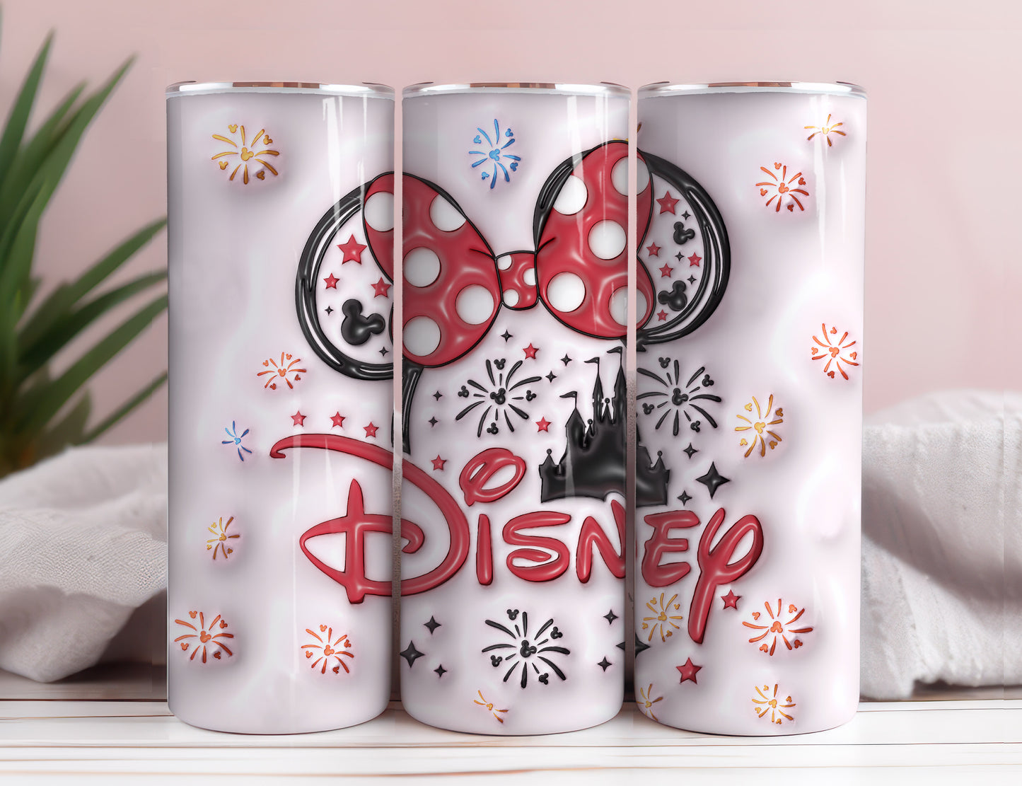 Inflated Mickey Tumbler Wrap Png 3D Tumbler Design Skinny Sublimation Digital Download 3D Sublimation Walt Disney Design Tumbler Wrap 14 - VartDigitals