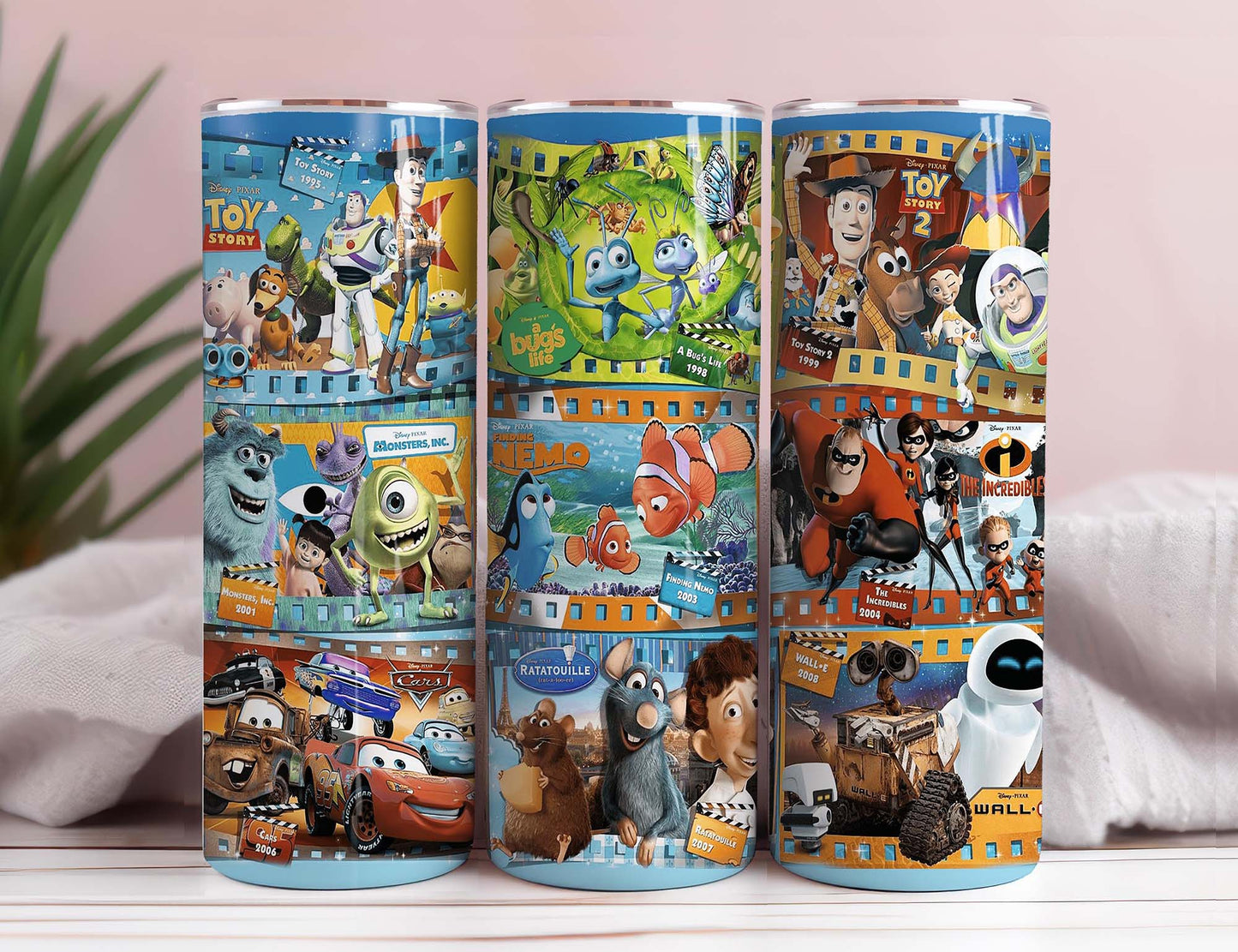 Retro Cartoon Film Tumbler, 20oz Tumbler Wrap, Cartoon Tumbler Wrap, Kinder Film Tumbler, Geburtstagsgeschenk für Kinder, Tumbler Wrap, PNG Datei