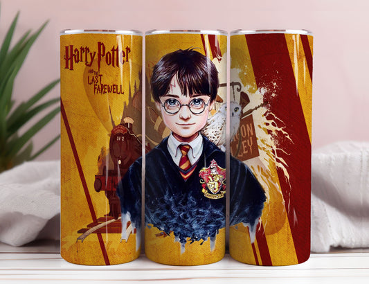 Harry 20oz Wrap Harry 20oz Skinny Tumbler Vorlage PNG Sublimation Sublimate Design Download Cartoon Wrap digitale Datei Sub Straight 20oz 13