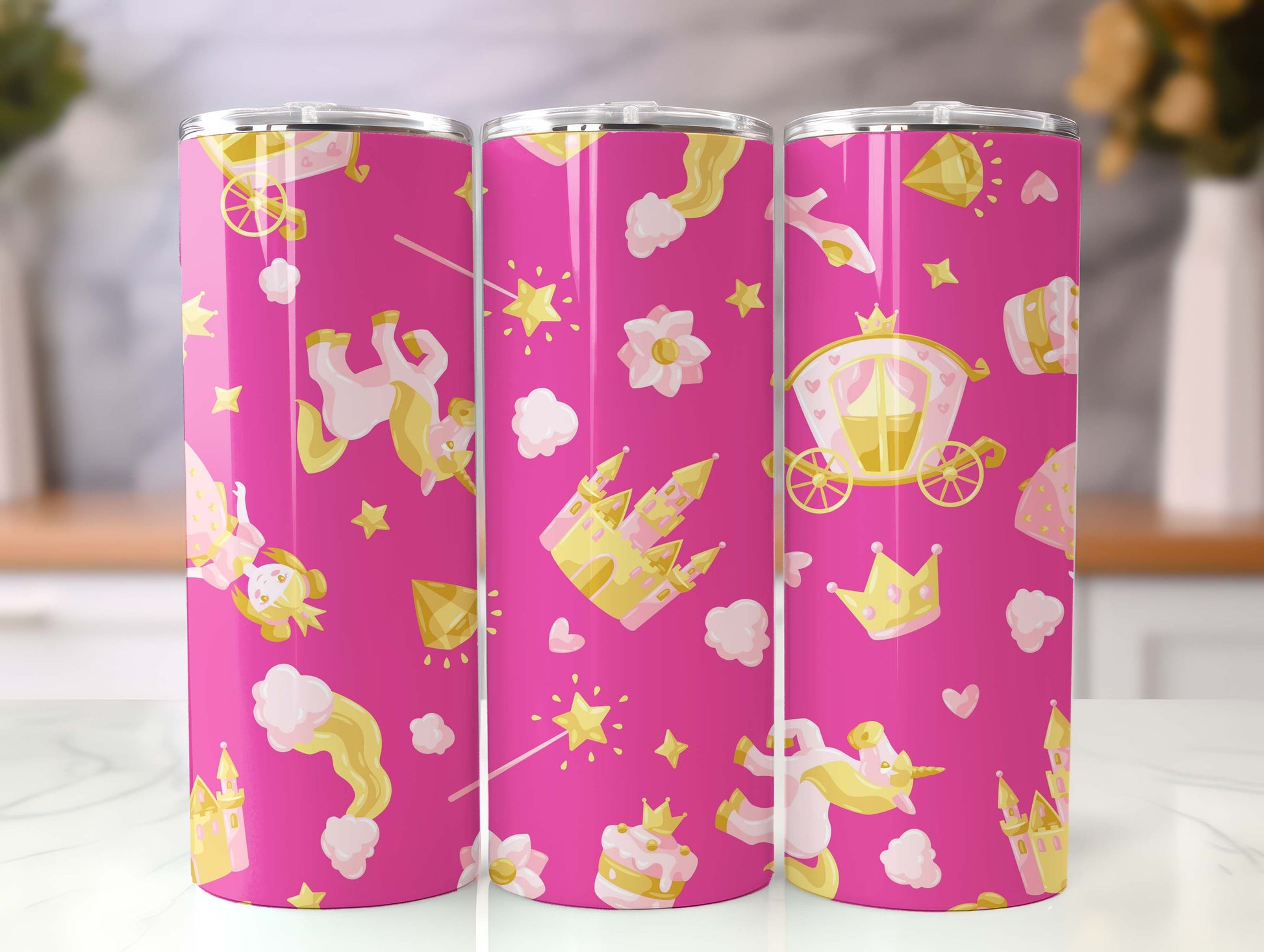 Barbie Tumbler Wrap, 20oz Straight Skinny Wrap, Sublimation Design, Cartoon Tumbler Design, Digital Download - PNG 64 - VartDigitals