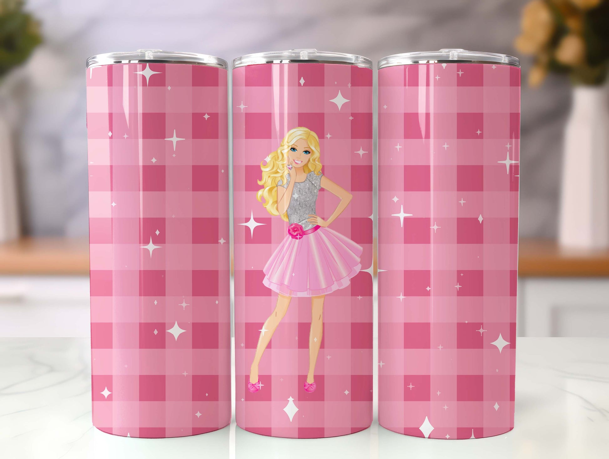 Barbie Tumbler Wrap, 20oz Straight Skinny Wrap, Sublimation Design, Cartoon Tumbler Design, Digital Download - PNG 69 - VartDigitals