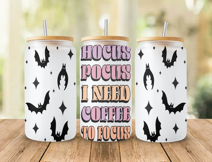 Halloween Dosenglas SVG Bundle, 16oz Libbey Full Wrap SVG, Halloween SVG, Dosenglas SVG, Datei für Cricut, Kaffeeglas Wrap, Libbey Vorlage