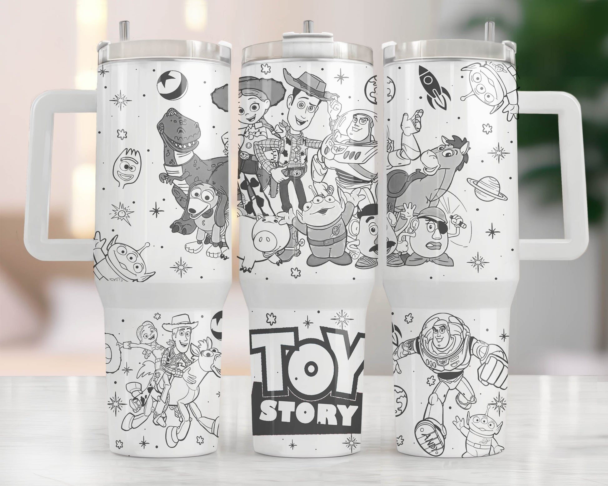 Movies Characters 40oz Tumbler Wrap Png, Cartoon Characters  Toy story 40oz Tumbler Png, Magic Cartoon 40oz Tumbler Png Sublimation Design - VartDigitals