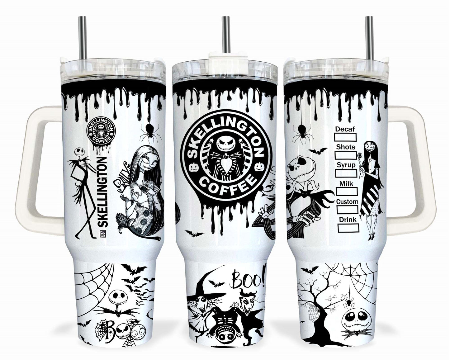 Jack Skellington Png, 40oz Tumbler Wrap, Halloween Tumbler Wrap, 40oz Henkelbecher, 40oz Halloween Tumbler, Nightmare Before Christmas Wrap