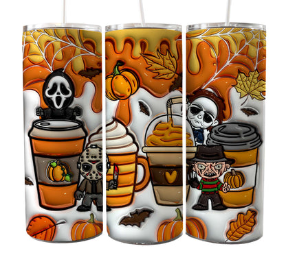 60+ Bundle 20oz Tumbler Wrap Halloween CT06