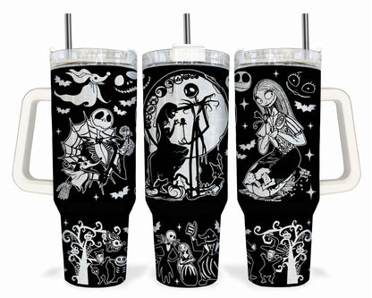 Jack Skellington Png, 40oz Tumbler Wrap, Halloween Tumbler Wrap, 40oz Henkelbecher, 40oz Halloween Tumbler, Nightmare Before Christmas Wrap