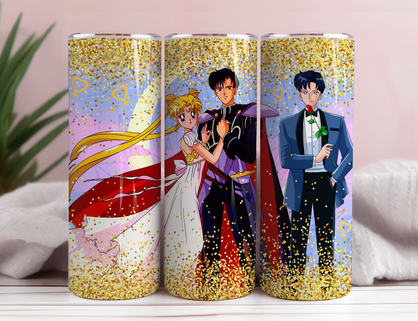 Sailor Moon Tumbler 20oz, Mädchen Tumbler 20oz PNG Sublimation Wrap Sailor Design, Tumbler Wraps Designs für Straight Tumbler, Digitaler Download 7