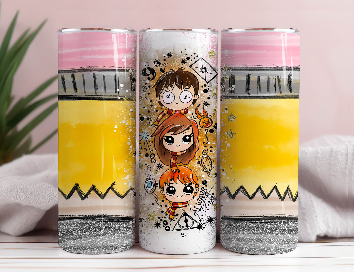 Magic 20oz Tumbler Wrap PNG, HP Skinny Tumbler Sublimation, Wizard Tumbler Png, harry potter Tumbler Png, Hogwarts Wrap, Harry Magic Png 7 - VartDigitals